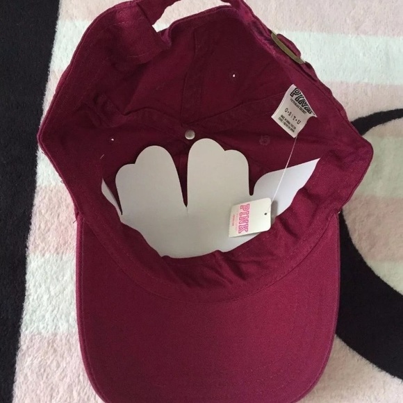 VS Pink Hat Orchid White Baseball Cap - Picture 3 of 5